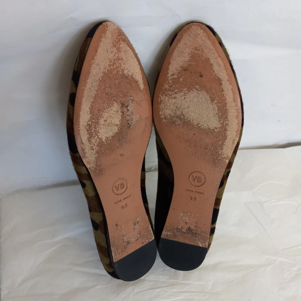 VERONICA BEARD Camo calf hair womens Loafers size 9.5 - Picture 8 of 12